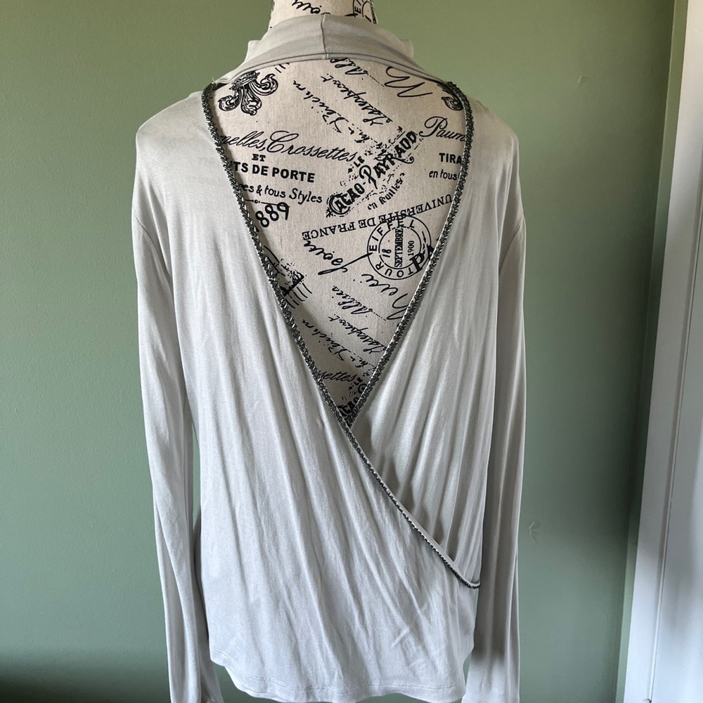 Open back beaded top